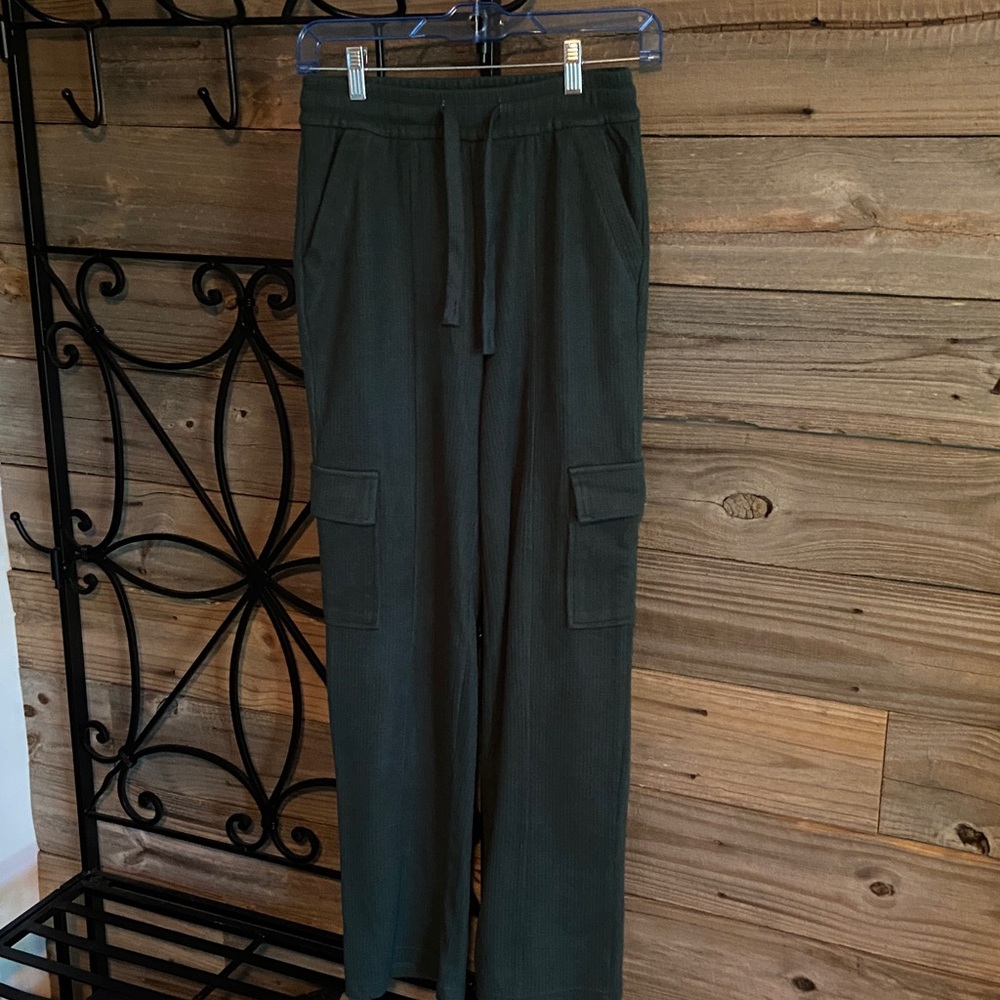 Lovepoem by Block cargo ribbed pants